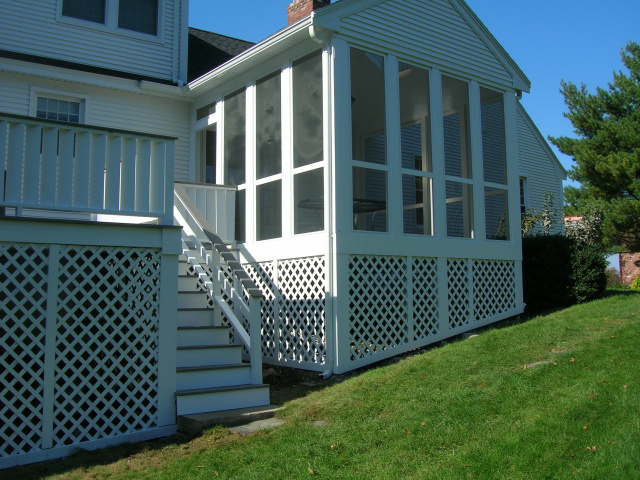 deck and screen porch repaired North Andover MA