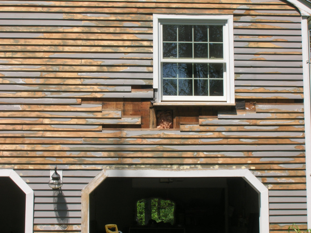 removed rotted wood  Boxford MA