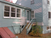 rebuilt back stairway and replaced rotted wood